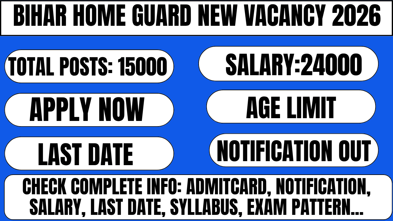Bihar Home Guard New Vacancy 2026