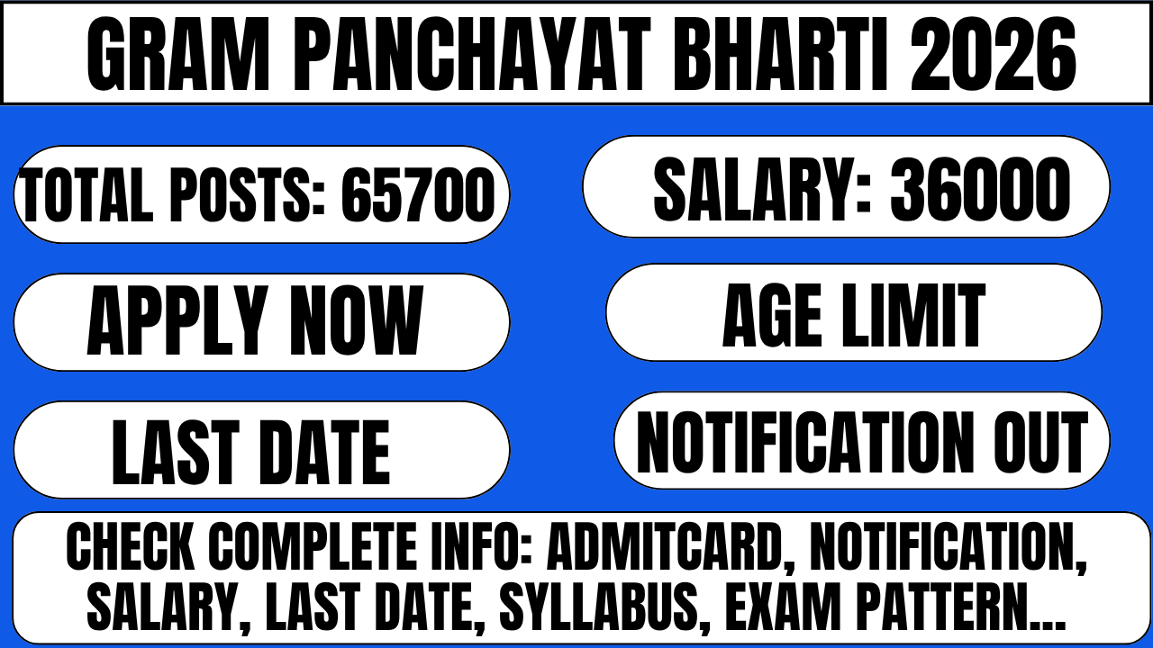 Gram Panchayat Bharti 2026