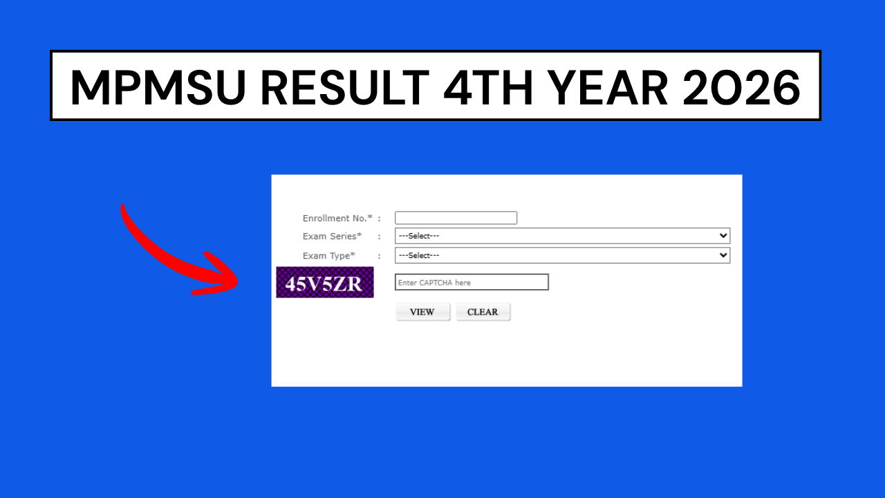 Mpmsu Result 4th Year 2026