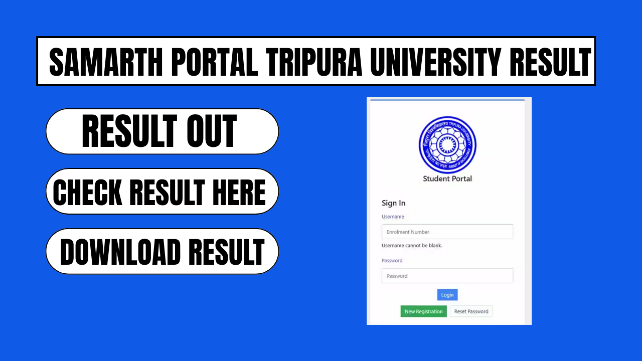 Samarth Portal Tripura University Result