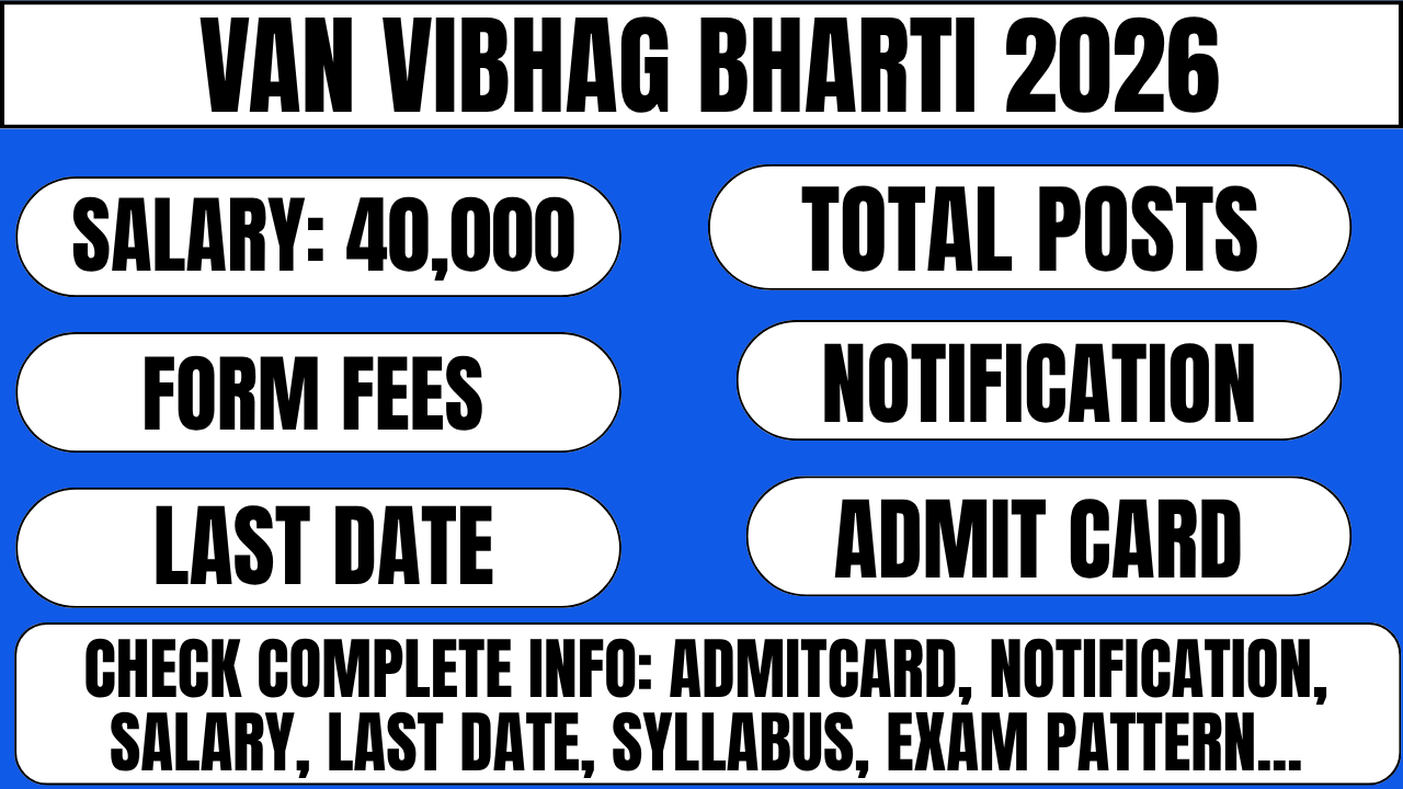 Van Vibhag Bharti 2026