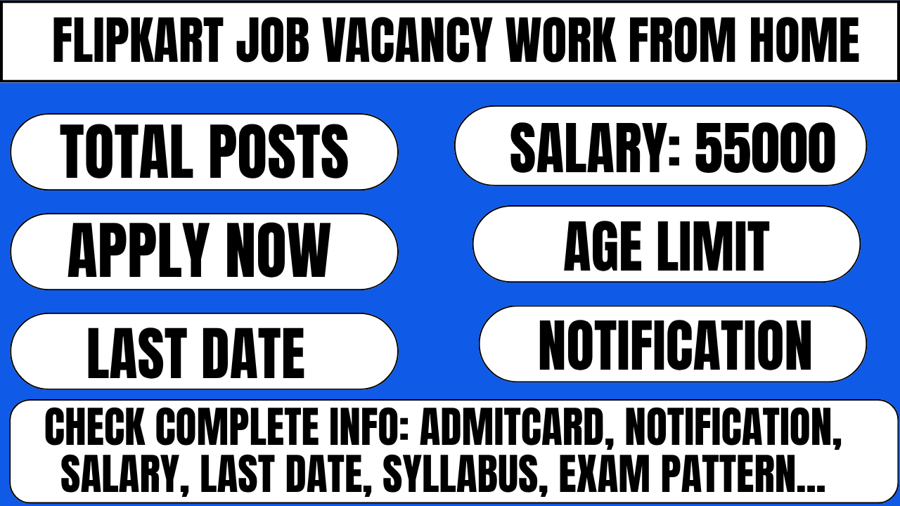 flipkart job vacancy work from home