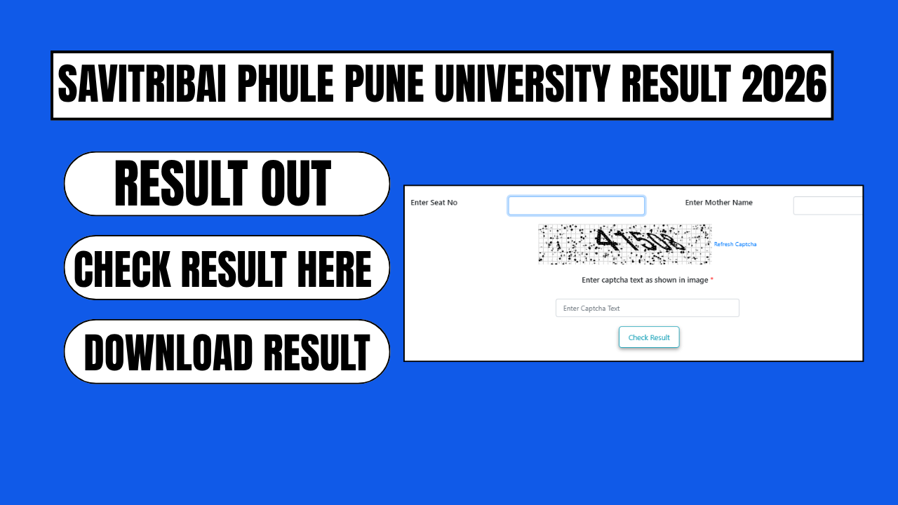 savitribai phule pune university result 2026