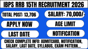 IBPS RRB 15th Recruitment 2026