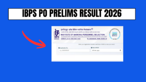 ibps po prelims result 2026