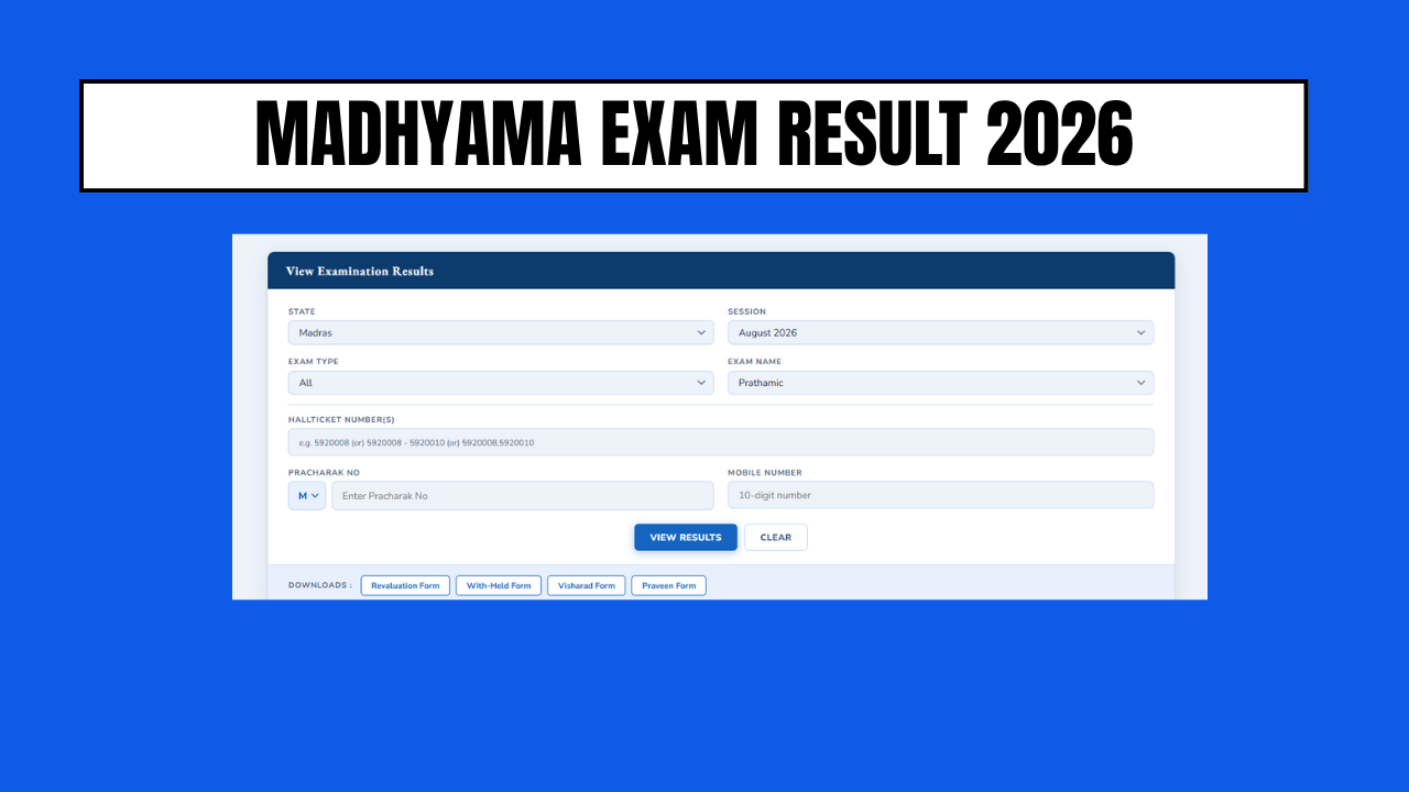Madhyama Exam Result 2026