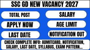 ssc gd new vacancy 2027